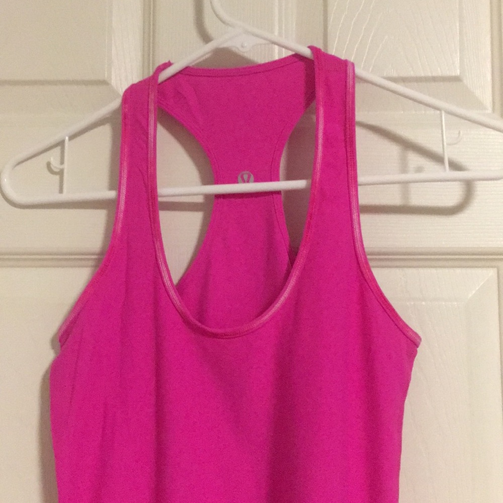 Reversible cool racerback tank - magenta pink